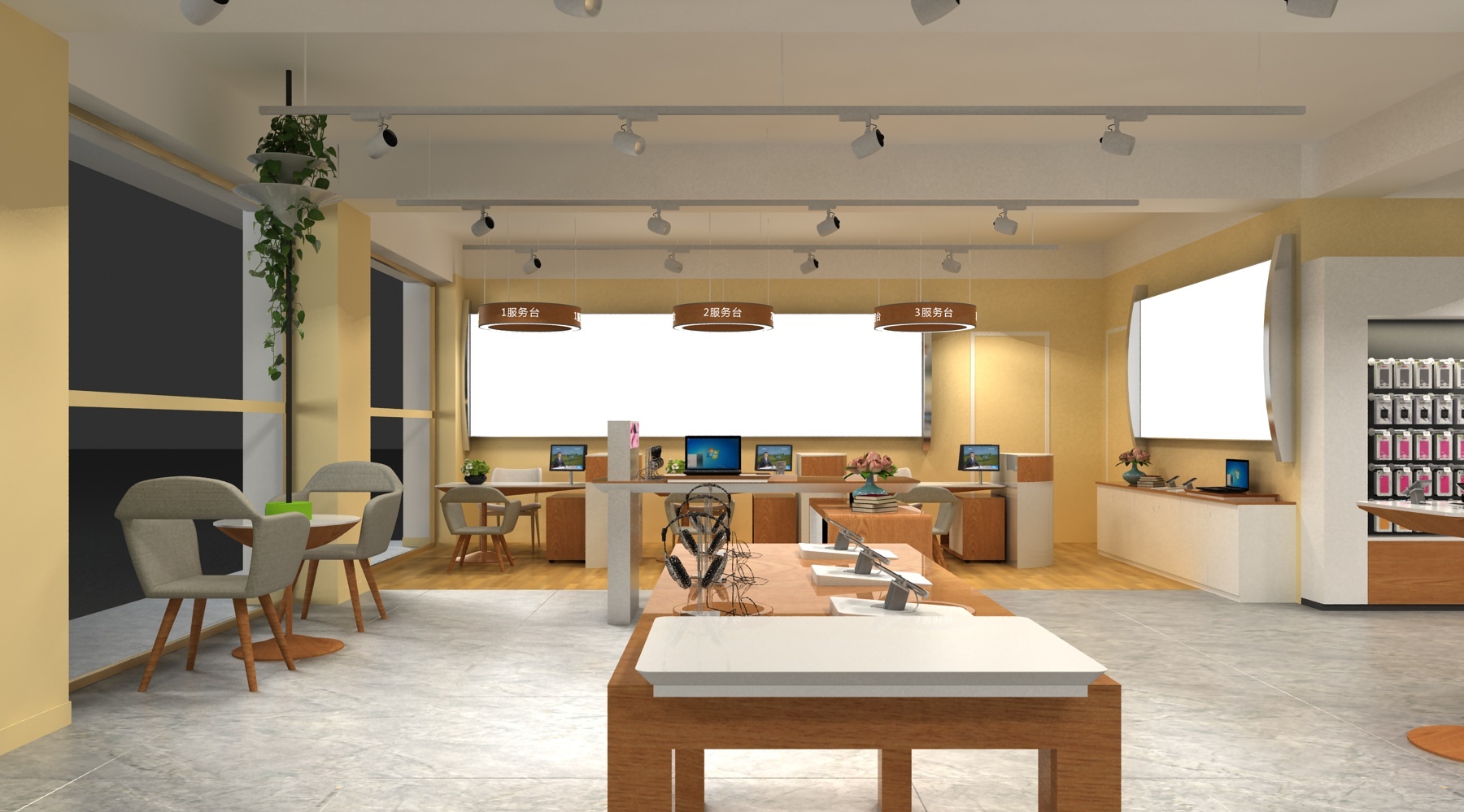 中国电信九江市营业厅设计方案与服务流程