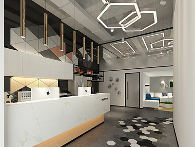 办公综合服务商空间设计案例