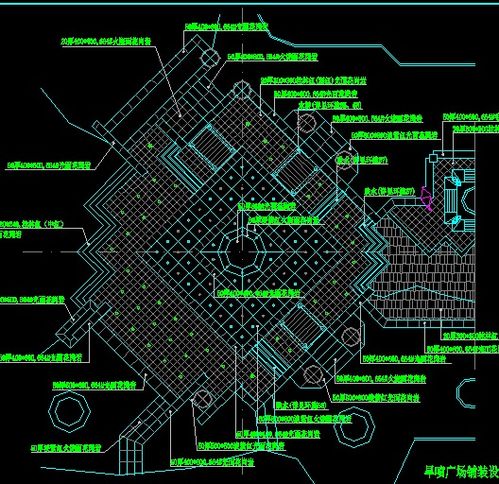 免费获取旱喷广场景观施工图纸 园林绿化设计与施工的基石