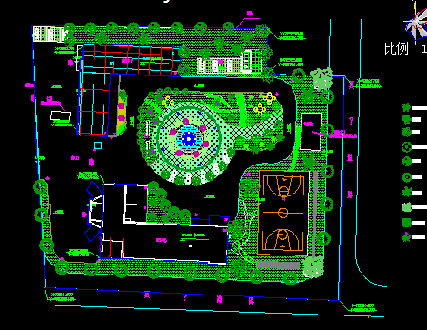 办公楼绿化设计图纸免费下载与园林绿化施工指南